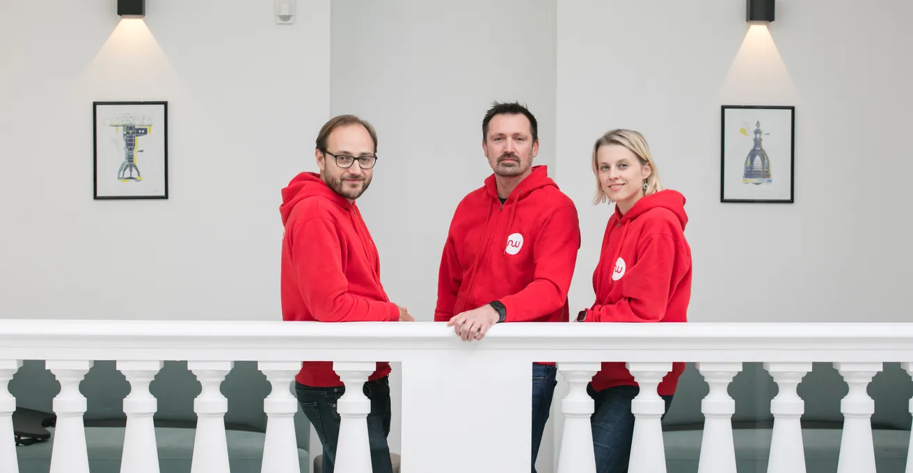 Les trois fondateurs de Netwo